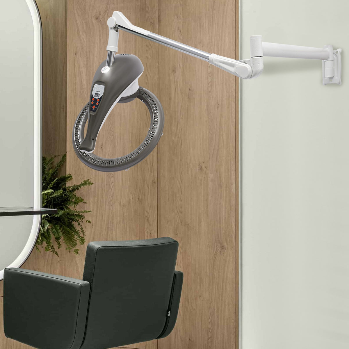 Wall Mount Orbiting Hair Dryer Salon Spa Hair Treatment Machine