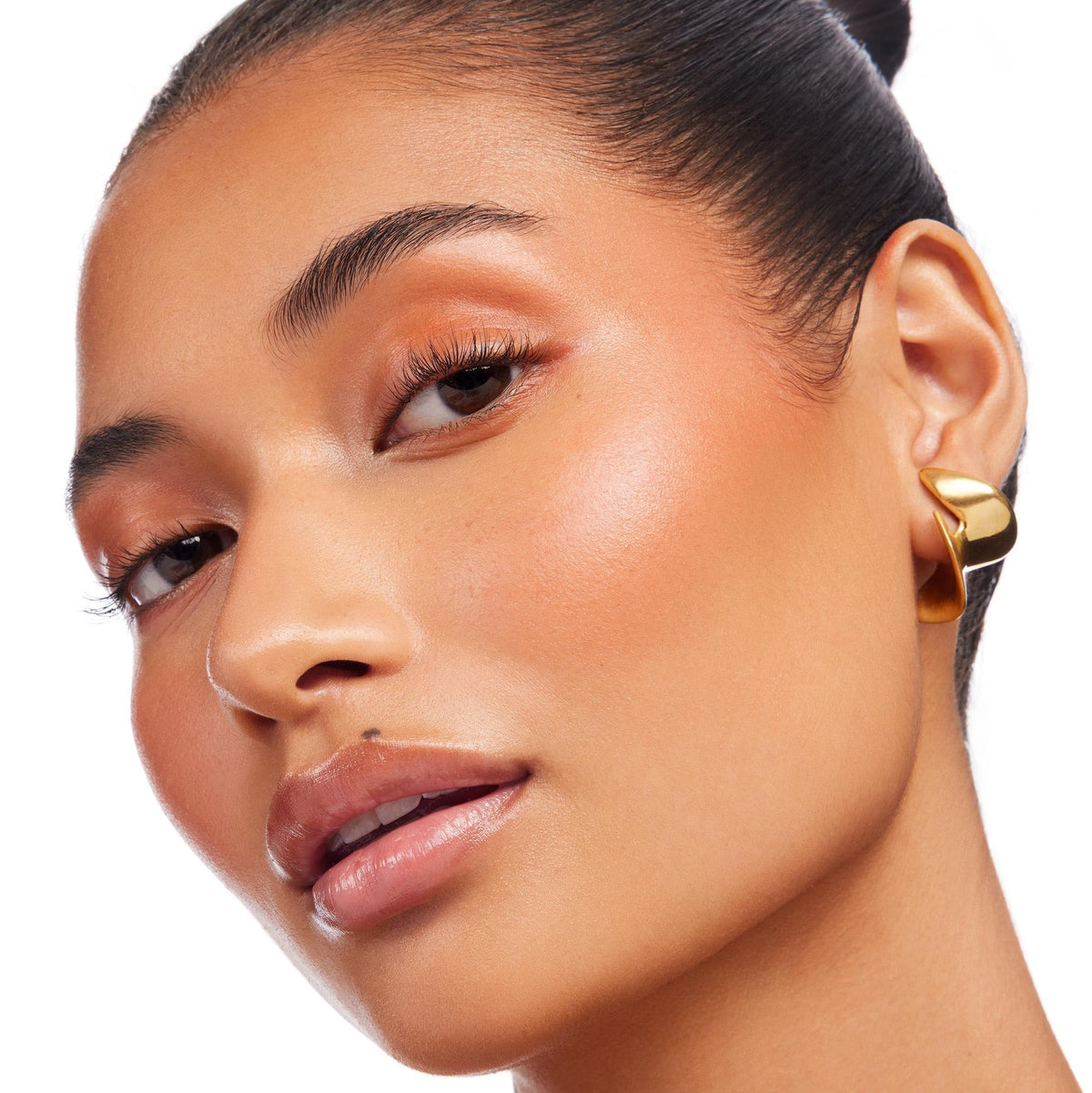 Cream Highlighter Stick for Face & Makeup - Glazey Finish, 0.33 oz