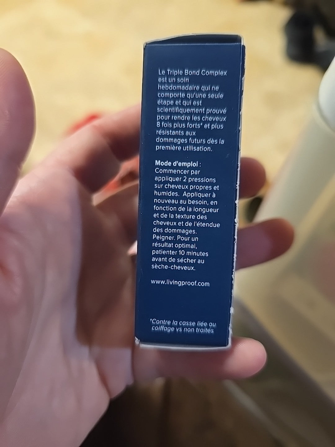 Living Proof Triple Bond Complex Hair Strengthener - 0.33 fl oz / 10 ml - NIB