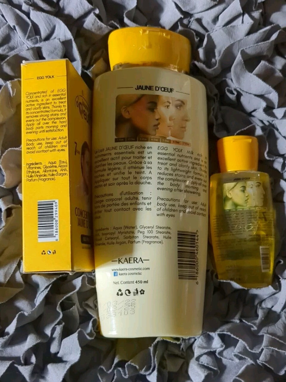 Egg Yolk Body Milk with Serum and Oil - Clarifying Moisturizer 450ml