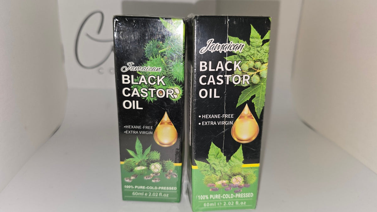 2 Pack Jamaican Black Castor Oil for Hair Growth - Pure & Natural 2.02 oz