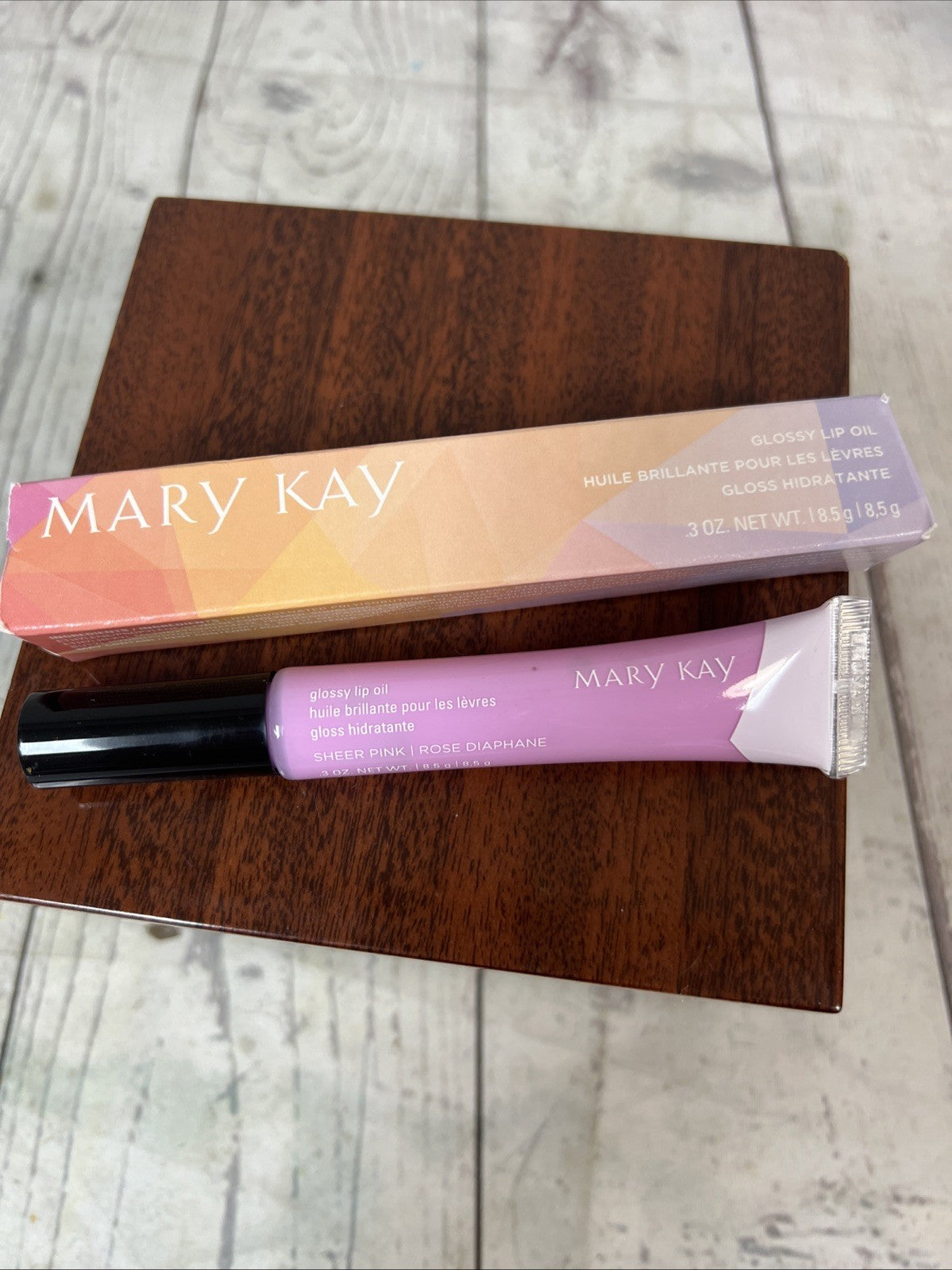 Lip Oil Sheer Pink Glossy Lip Treatment - Hydrating & Nourishing