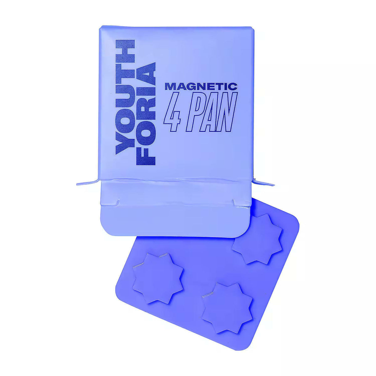 Magnetic 4 Pan Makeup Organizer Blue - Stackable Vanity Storage