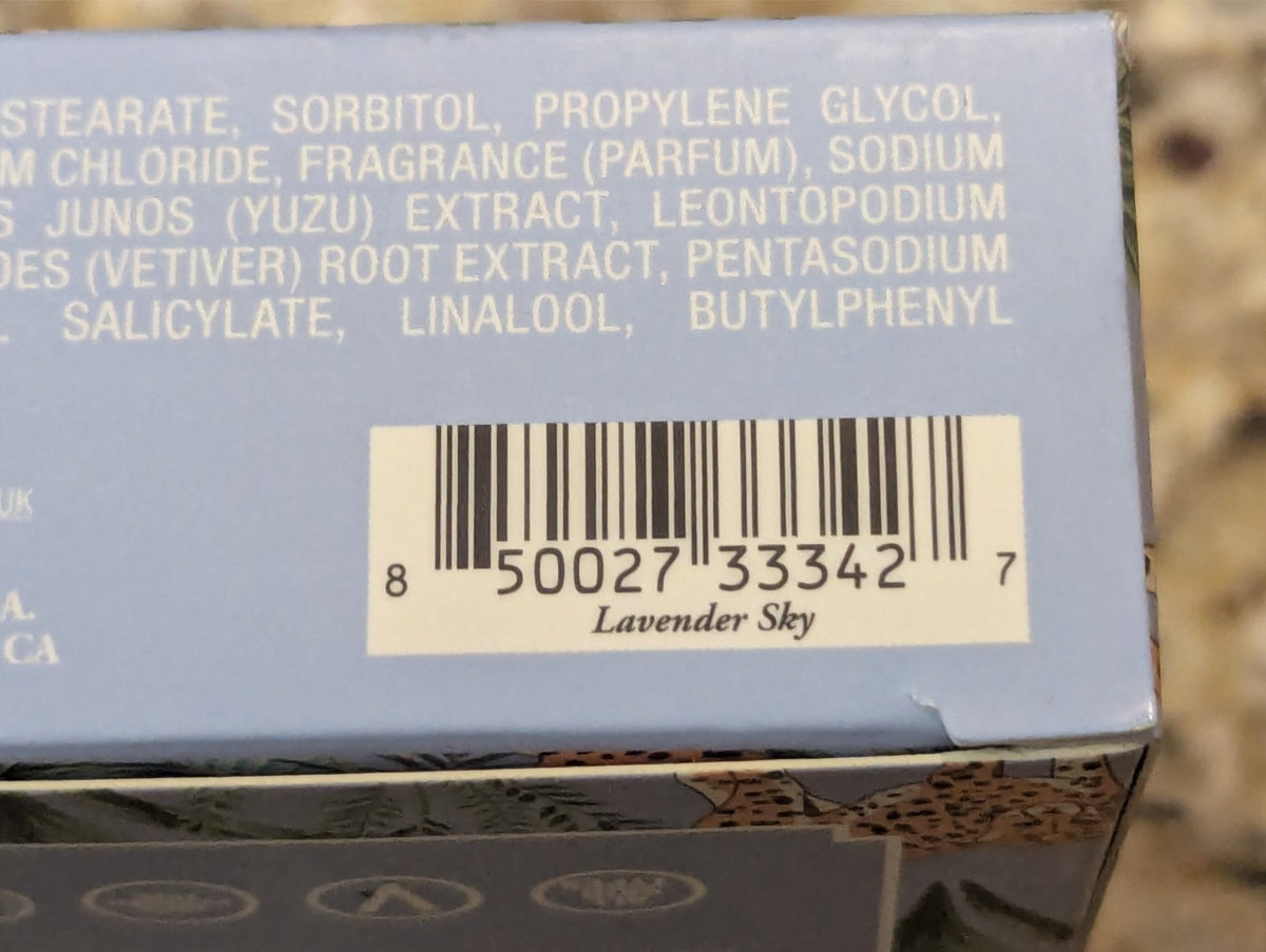 Spongelle Lavender Sky Multi-Use Body Wash Buffer 3 oz - Exfoliating & Cleansing