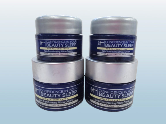 Confidence in Your Beauty Sleep Night Cream Set - 4 Pieces, 0.473 oz & 0.237 oz