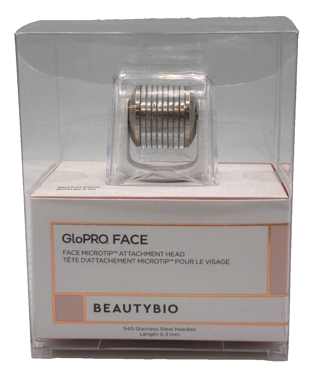 BeautyBio Glopro Face Micro Tip Attachment - White, New in Box