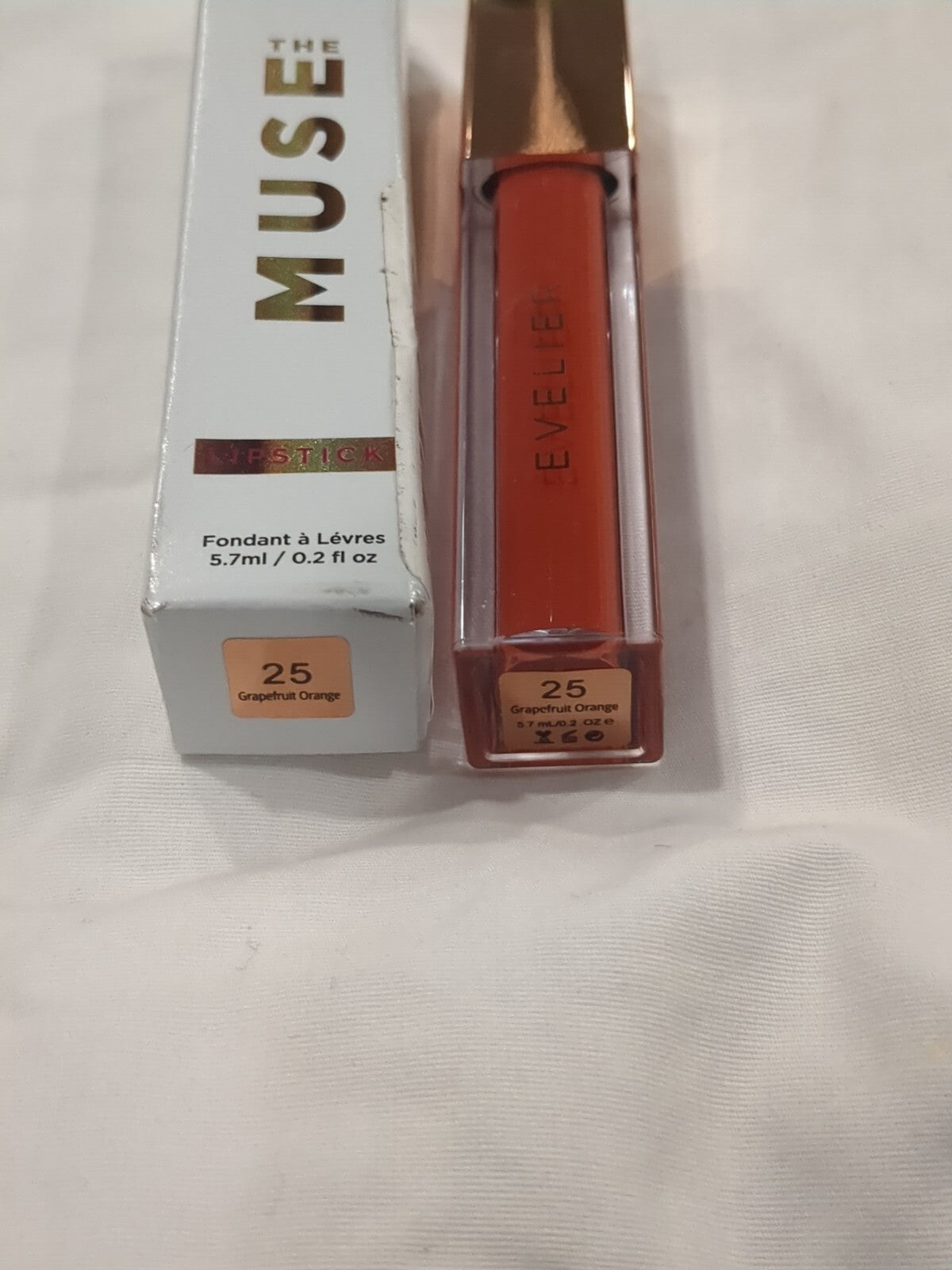 Lip Gloss Set 25 - Grapefruit Orange Flavored Hydrating Shine, 2 Pack