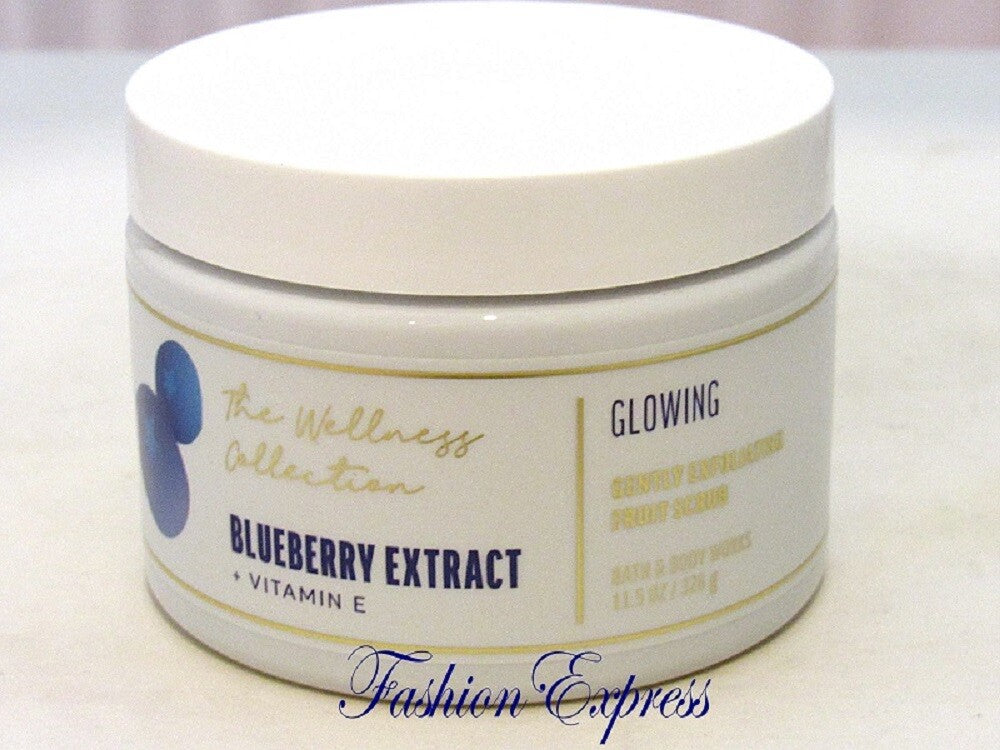 BATH & BODY WORKS BLUEBERRY EXTRACT GENTLY EXFOLIATING FRUIT SCRUB
