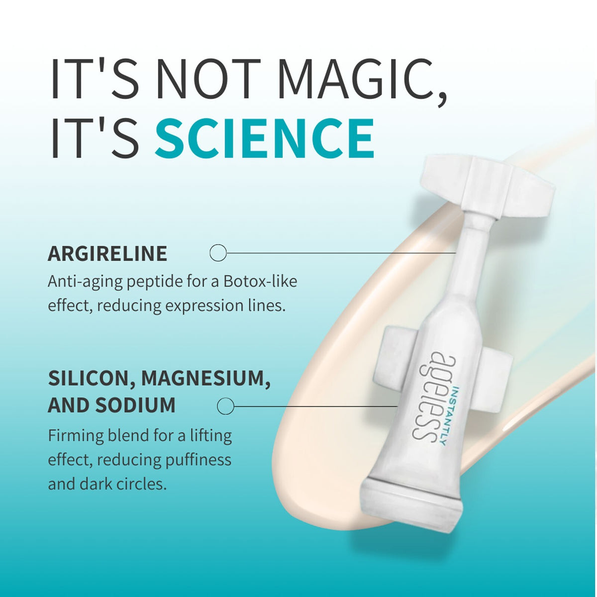 Instantly Ageless Wrinkle & Pore Reducing Facial Cream - 5 Vials, 0.6ml Each