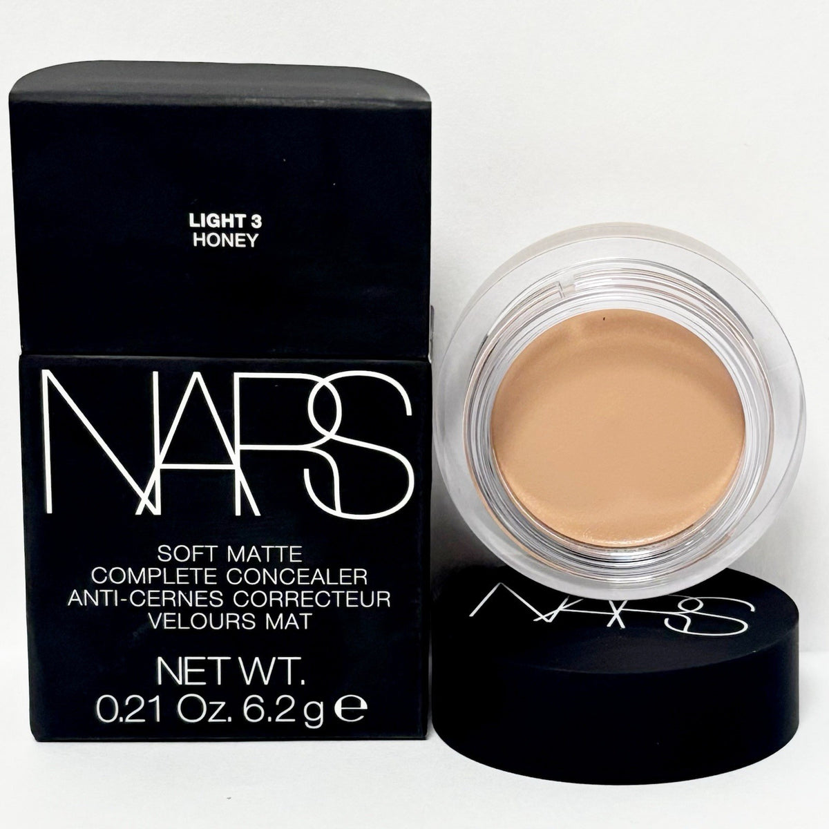 Full Size Matte Concealer Light 3 Honey - Oil-Free, Longwear, Waterproof
