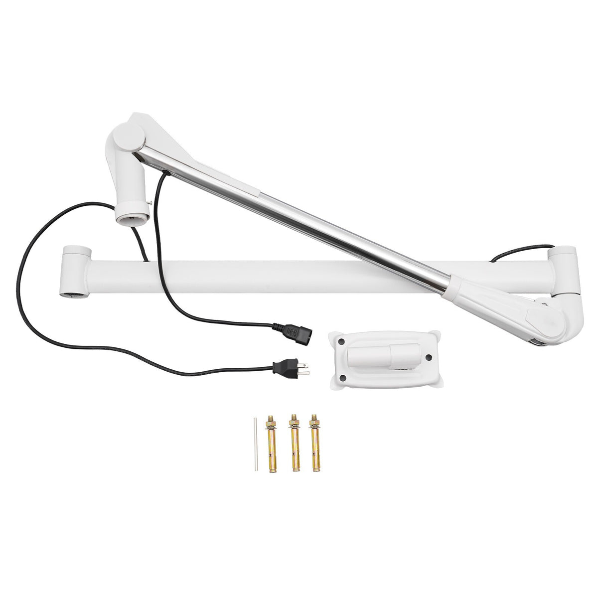 750W Wall Mounted Salon Hair Dryer with Infrared Heat Bulbs and Adjustable Temperature
