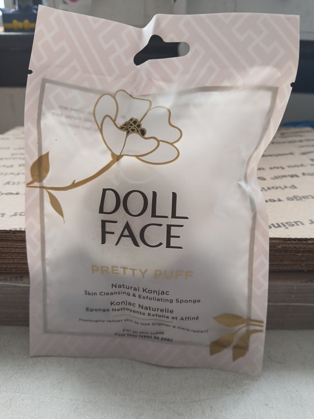 Doll Face Pretty Puff Natural Konjac Cleansing Exfoliating Sponge All