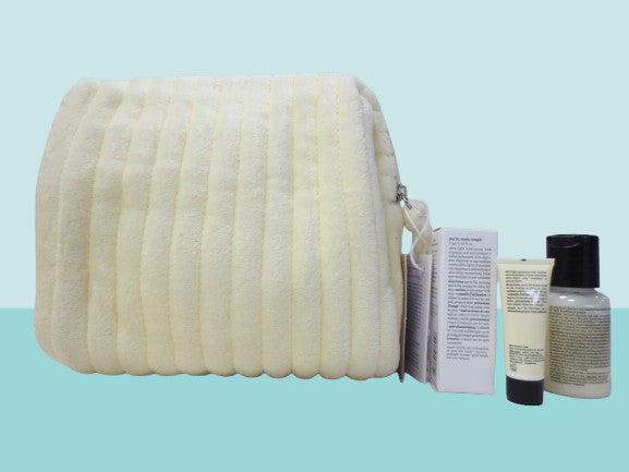 Philosophy Purity Gift Set with Travel Cosmetic Bag & Skincare Products