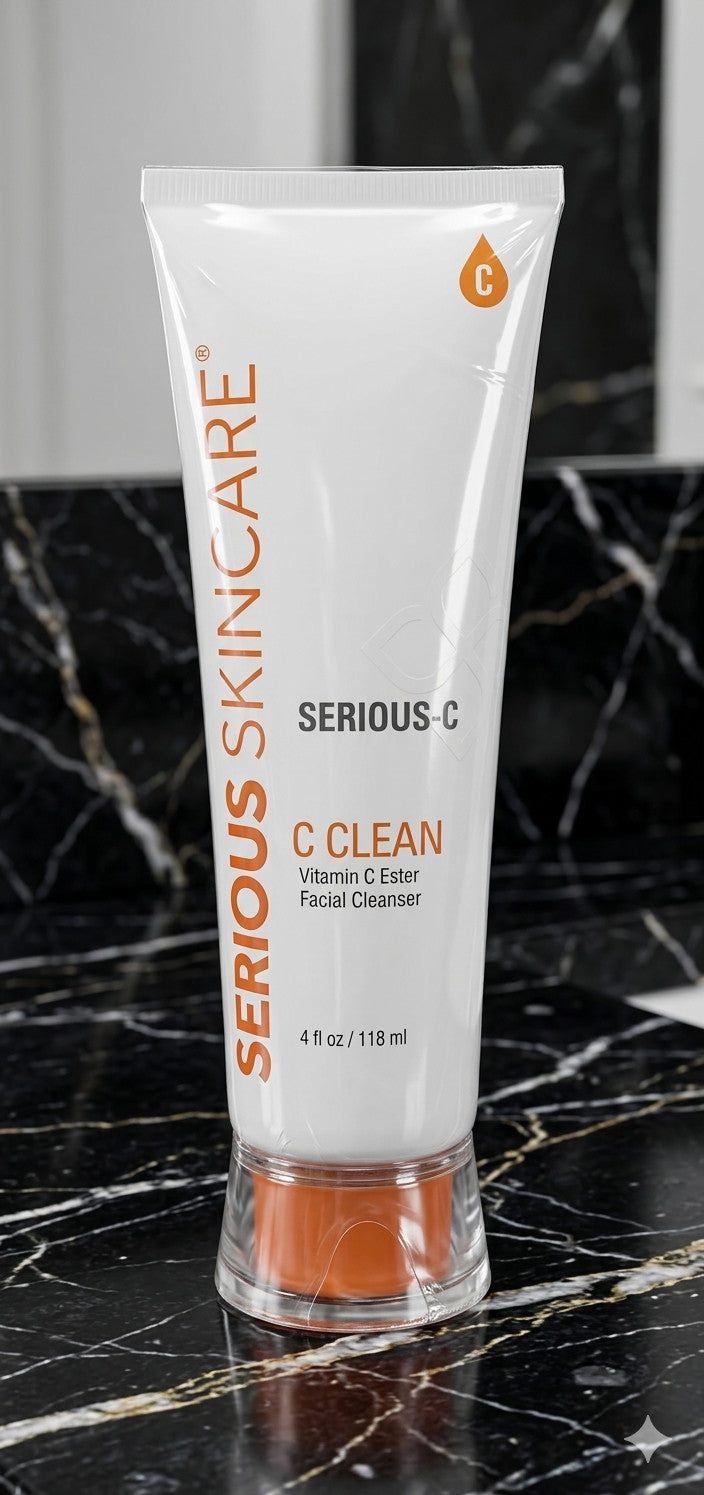 Vitamin C Facial Cleanser - Brightening & Makeup Remover for All Skin Types 4oz
