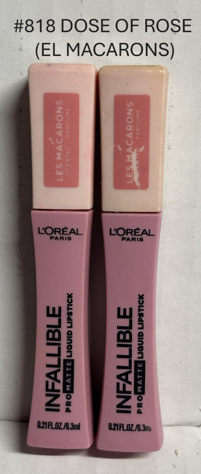 2 Pack Liquid Lipstick Set - Matte Lip Color Shades for All Styles