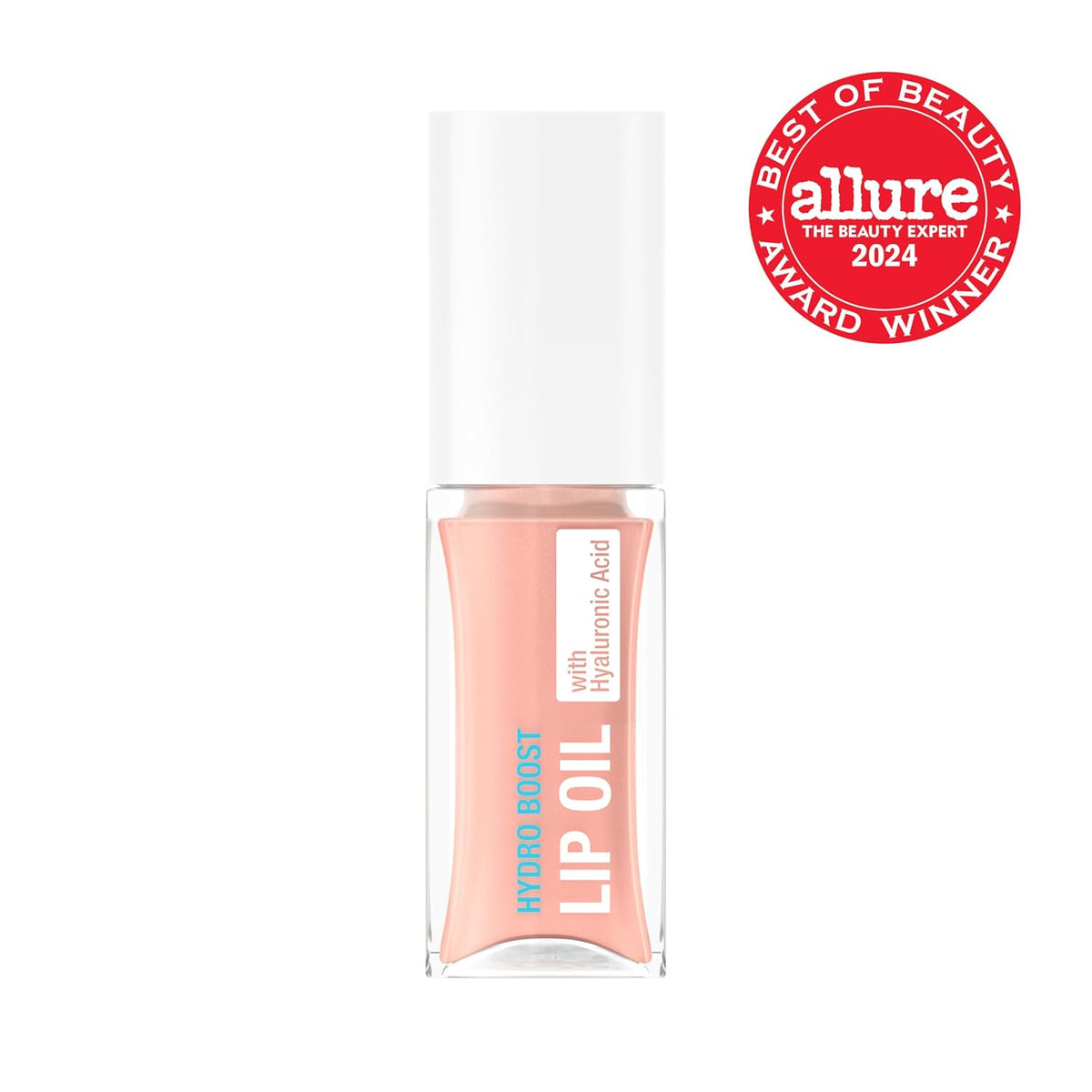 Neutrogena Hydro Boost Tinted Lip Oil with Hyaluronic Acid, Hydrating Pink Gloss