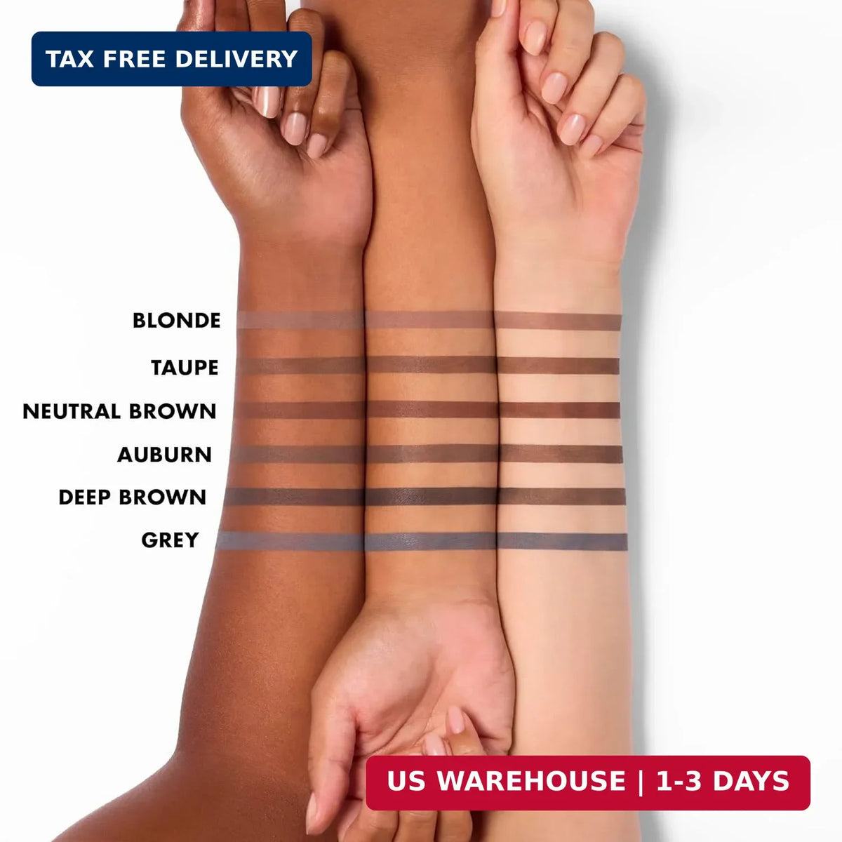 Waterproof Brow Pencil - Long-Lasting Eyebrow Makeup for Precise Shaping