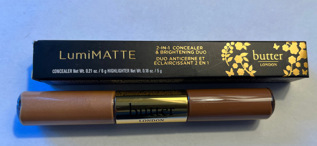 Butter London LumiMATTE 2-in-1 Concealer & Brightener Deep Shade