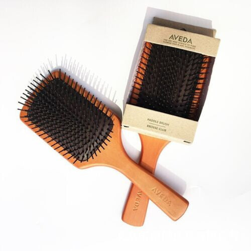 Wooden Paddle Hair Brush for Detangling & Styling - Aveda