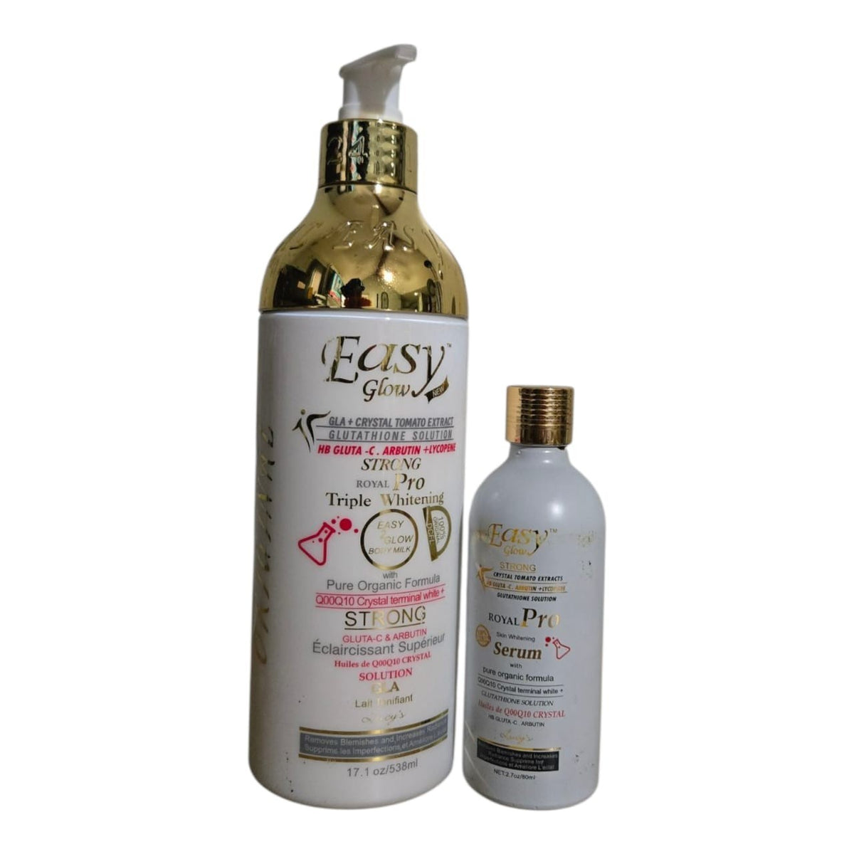 Easy Glow Tomato Royal Pro Body Milk & Serum Set - 580ml