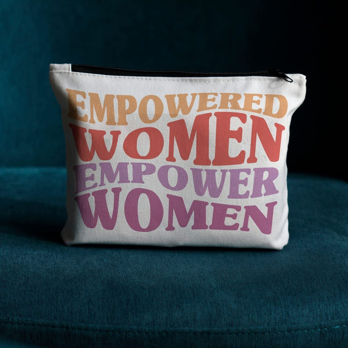 Inspirational Quote Makeup Bag - Feminism Girl Power Gift for Women