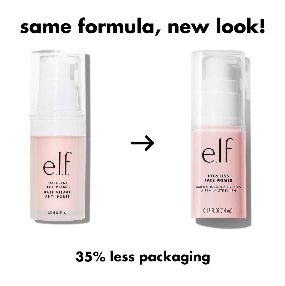 E.L.F. Poreless Face Primer - Matte Makeup Base for Minimized Pores & Shine