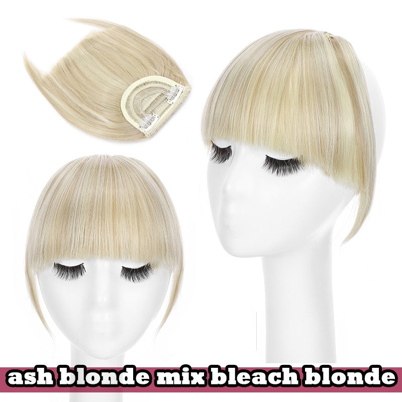 Women Braid Headband Topper with Bangs - Instant Hair Fringes & Hairbands