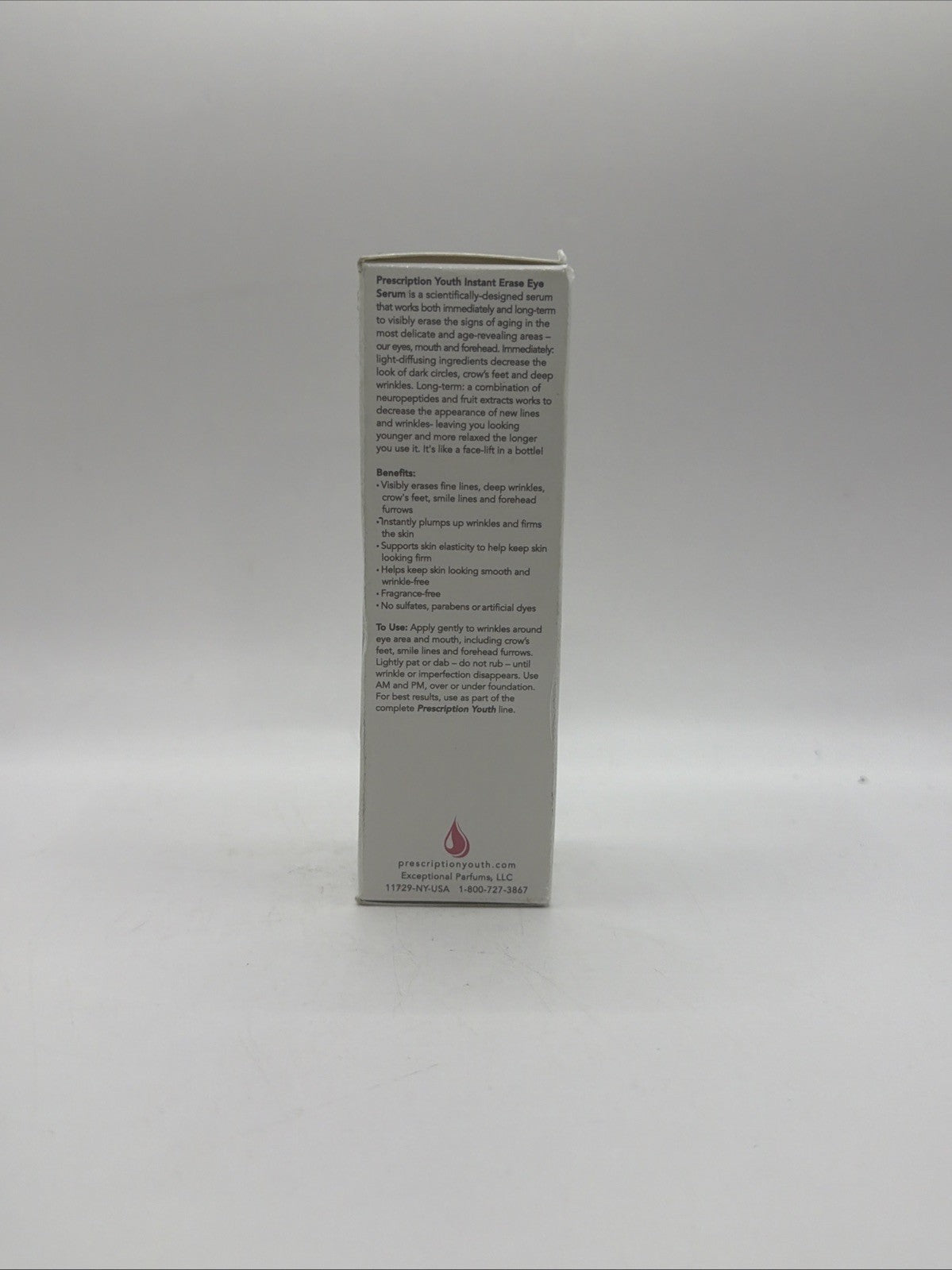 Prescription Youth Skinlabs Instant Erase Eye Serum 1 Oz - New