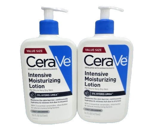 Intensive Moisturizing Lotion, 16 oz (Set of 2)