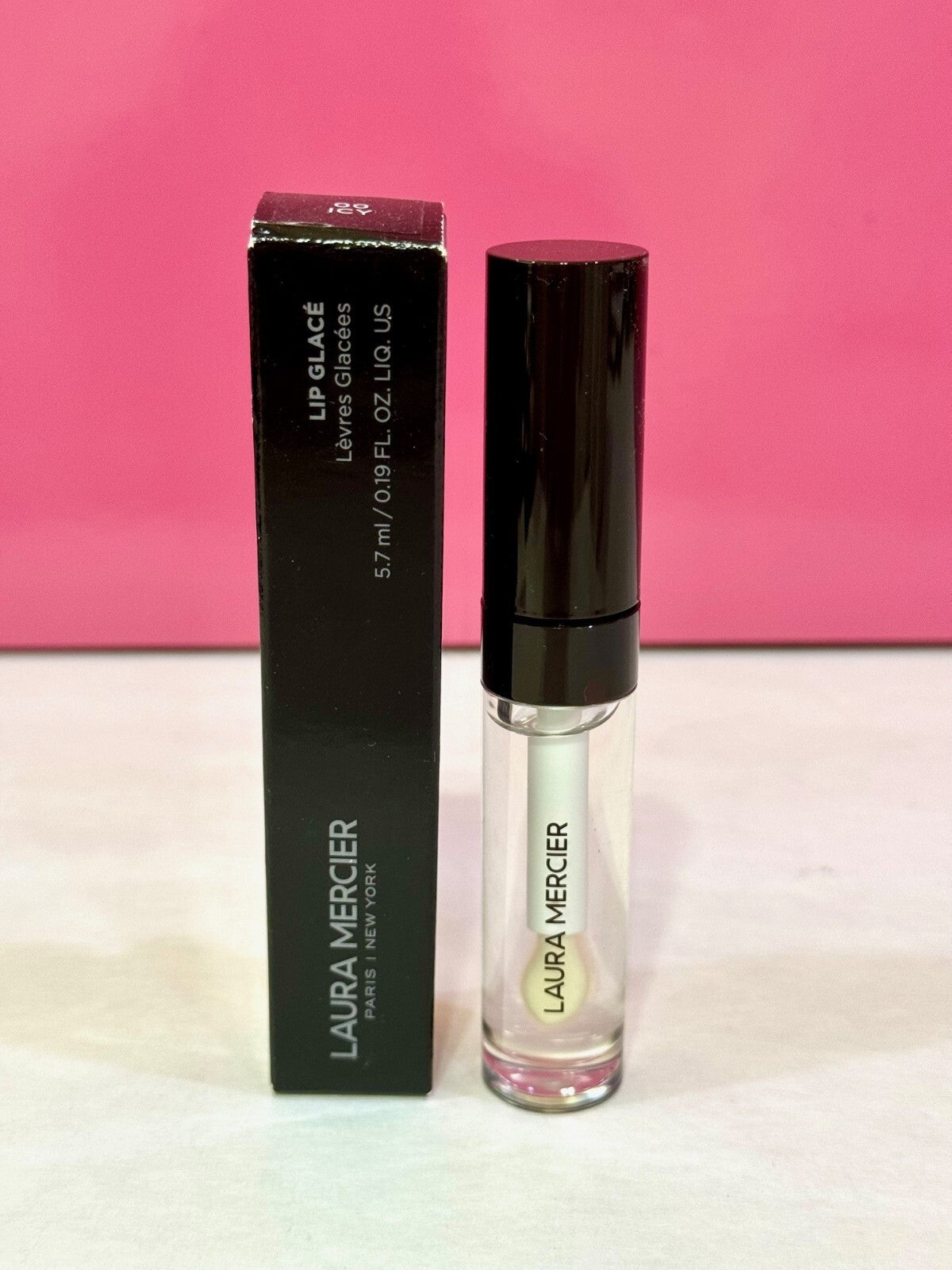 Lip Gloss Set - Icy Clear Lip Shine, 0.19 fl oz, Full Size New
