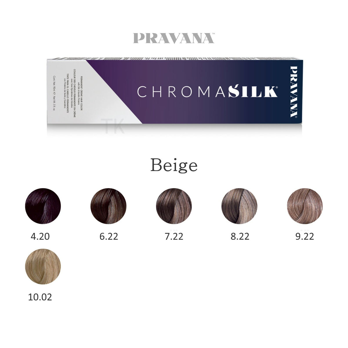 PRAVANA CHROMASILK Permanent Creme Hair Color 3oz