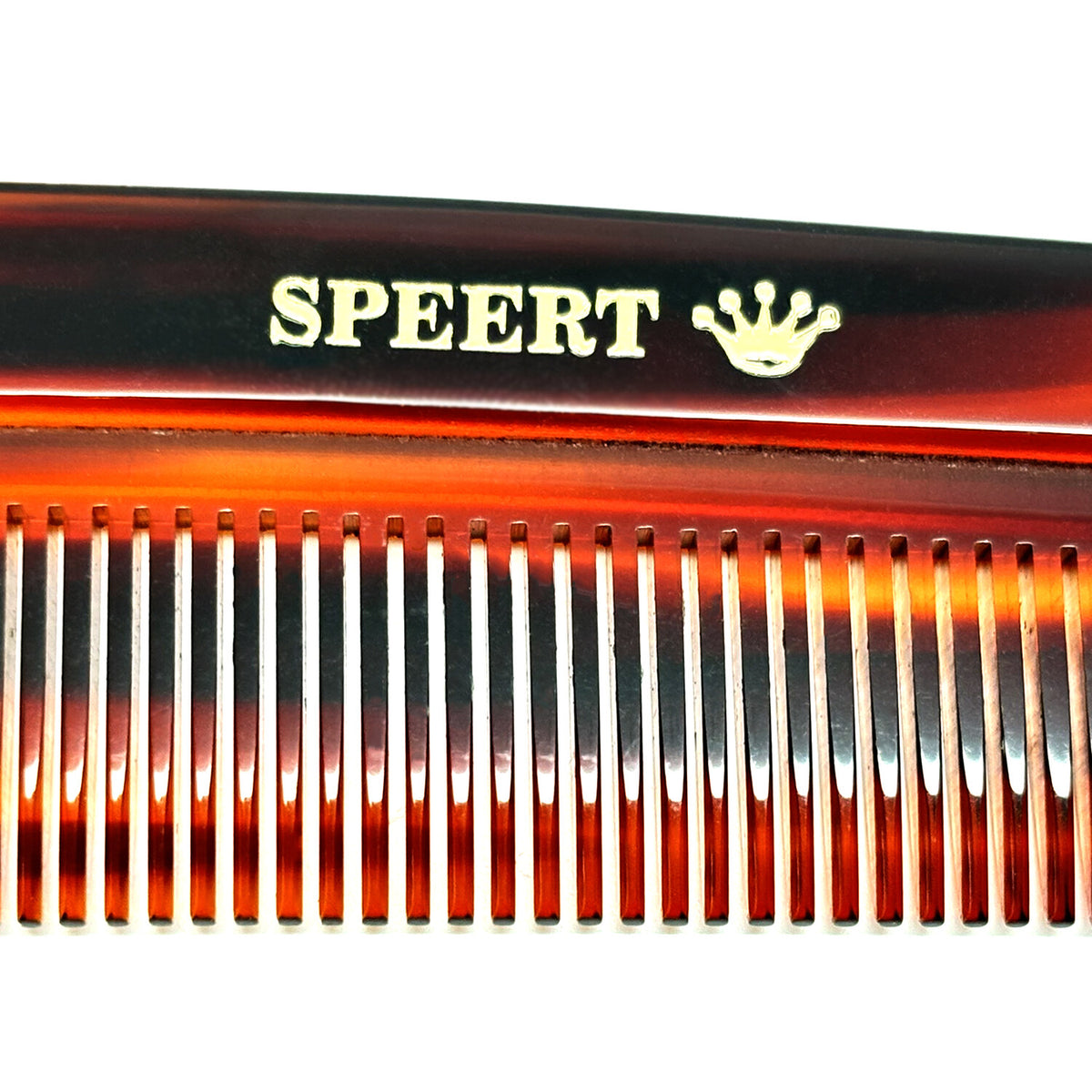 6-Inch Handmade Swiss Tortoise Shell Comb for Medium Hair - Brown