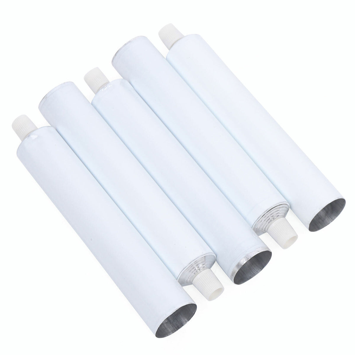 100ml Aluminum Toothpaste Tubes Set - Unsealed Travel Squeeze Bottles