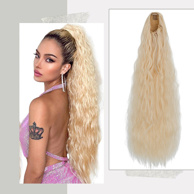 200g Thick Large Drawstring Ponytail Clip-In Hair Extension for Full Head