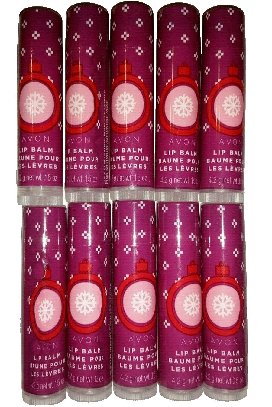 Lip Balm Set - Pink Meringue 0.15 oz - Lot of 10
