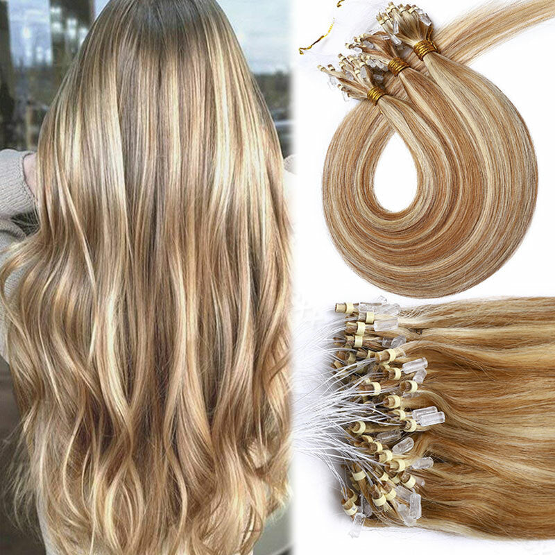 150g Micro Loop Hair Extensions Human Hair - Nano Bead Micro Links