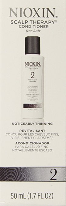 Nioxin System #2 Scalp Therapy Conditioner Fine Hair – 1.7 oz Travel (Pack of 3)