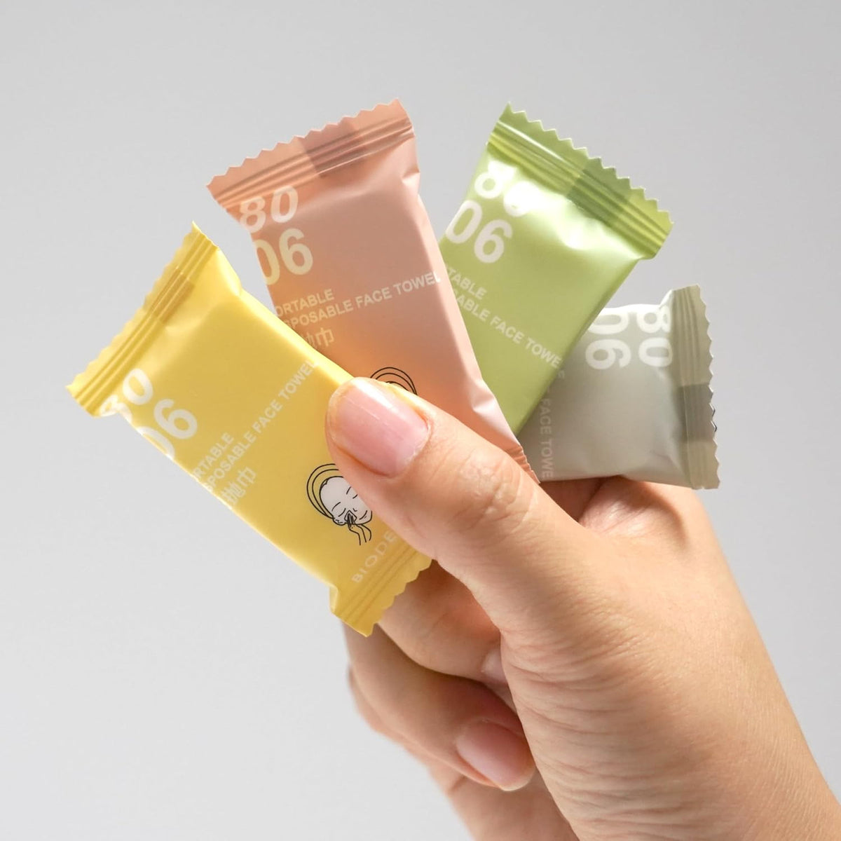 40 Pcs Compressed Disposable Face Towels - Reusable Soft Washcloths for Travel & Skincare
