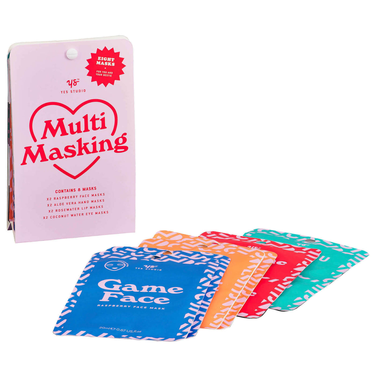 Multi Masking Set of 8 Beauty Masks