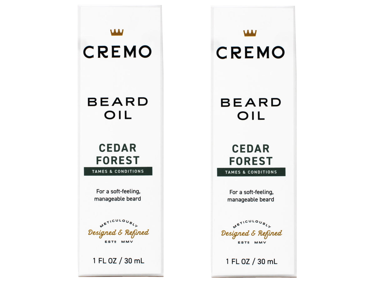 Beard Oil Cedar Forest 1 Fl Oz Moisturizes & Softens - 2 Pack