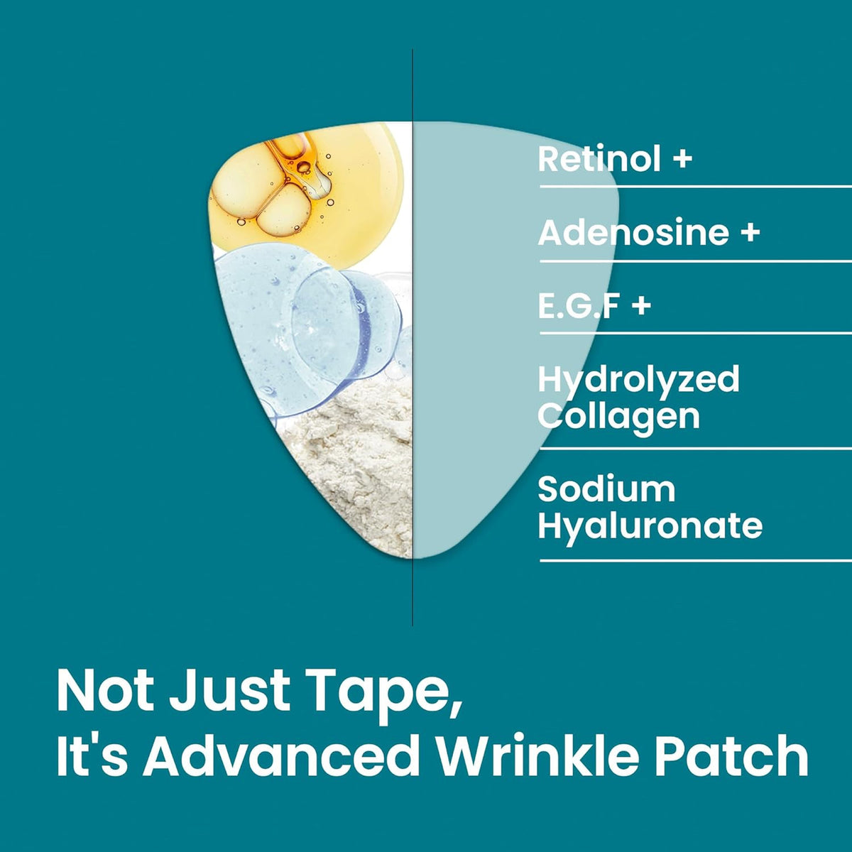 Advanced Wrinkle Patches 60 Count Face Skin Care Tape for Smile & Frown Lines