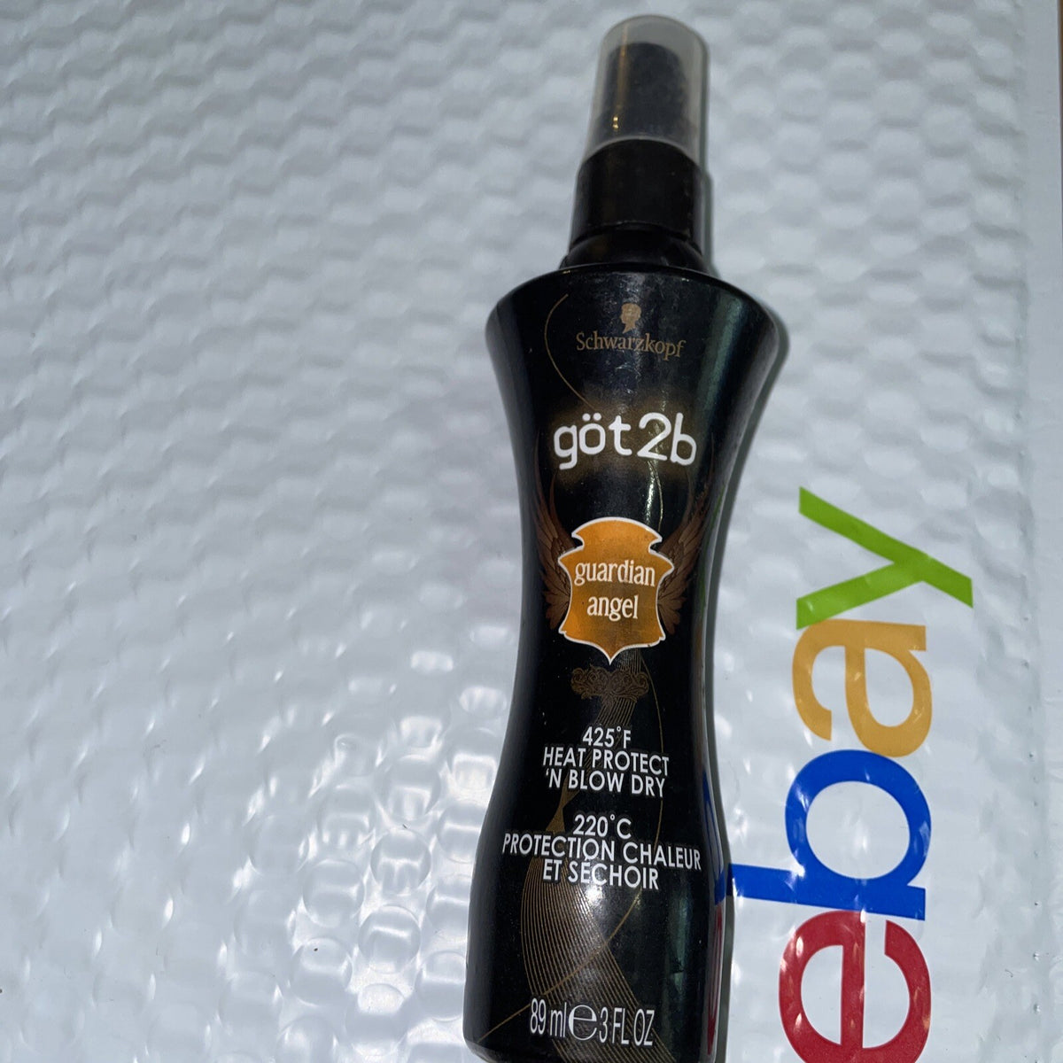 Heat Protectant Spray for Blow Drying - Discontinued Schwarzkopf Guardian Angel 425°F