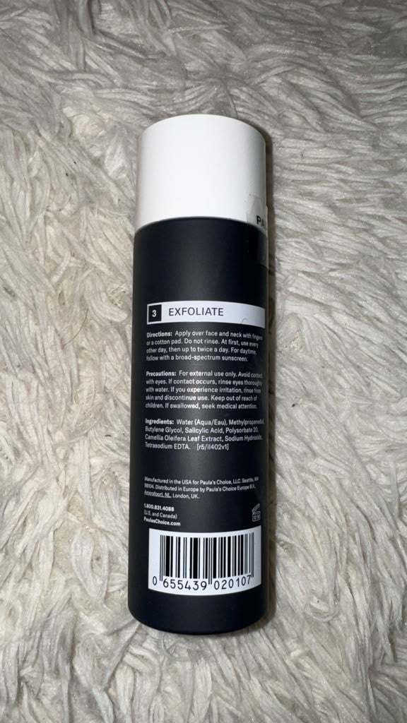 NEW Paula's Choice Skin Perfecting 2% BHA Liquid Exfoliant 118ml