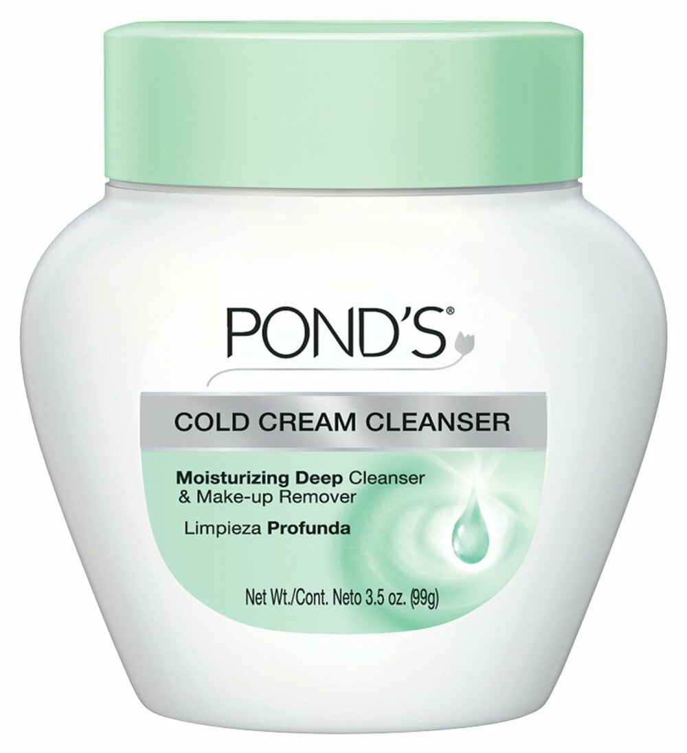 Pond's Cold Cream Cleanser 3.5oz - Deep Cleanses & Makeup Removal for Sensitive Skin