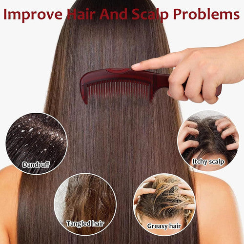 Detox Scalp Comb Set - Dandruff Removal & Scalp Massager for Men Women Kids