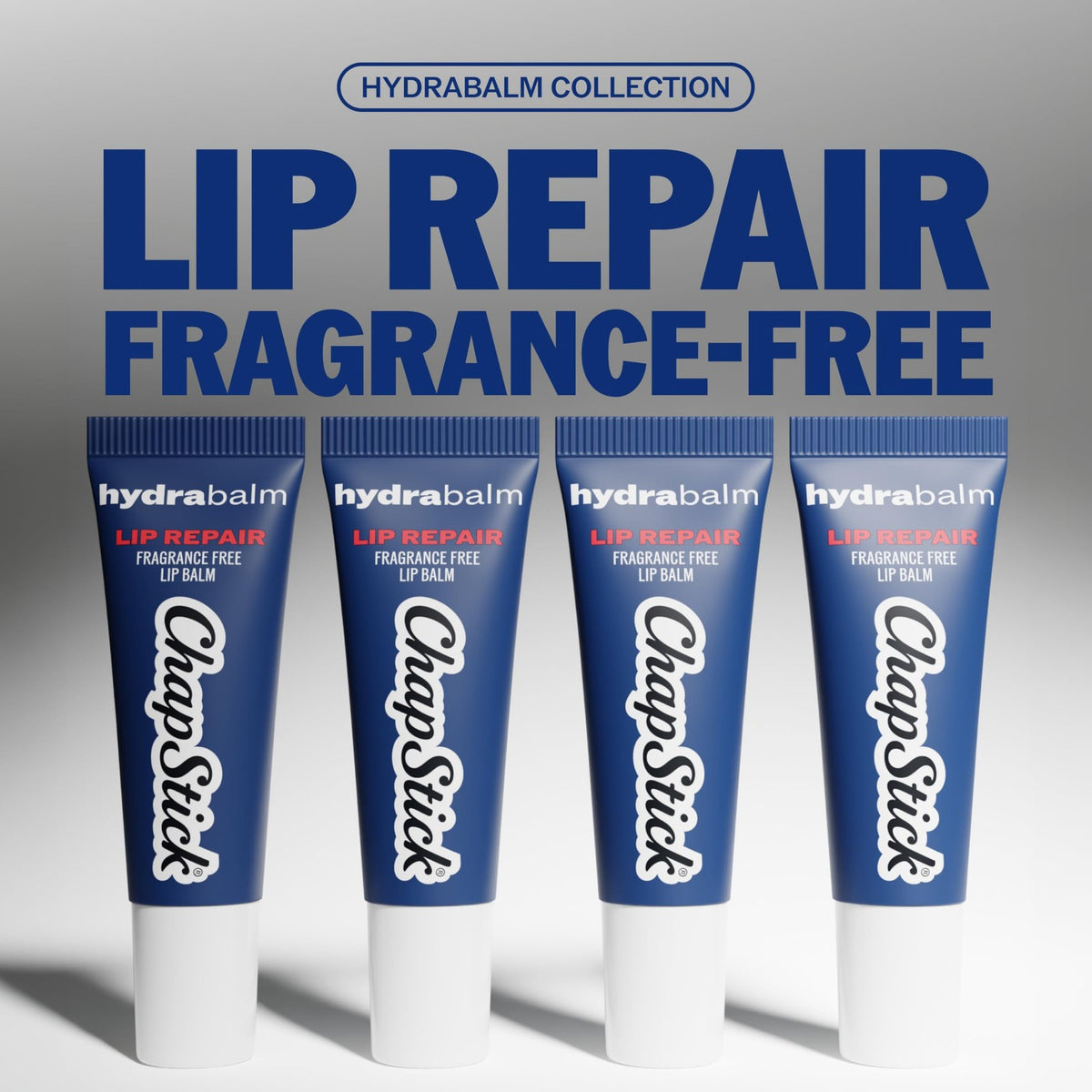 Fragrance-Free Lip Balm with Vitamin E & Shea Butter - Hydrabalm Tubes