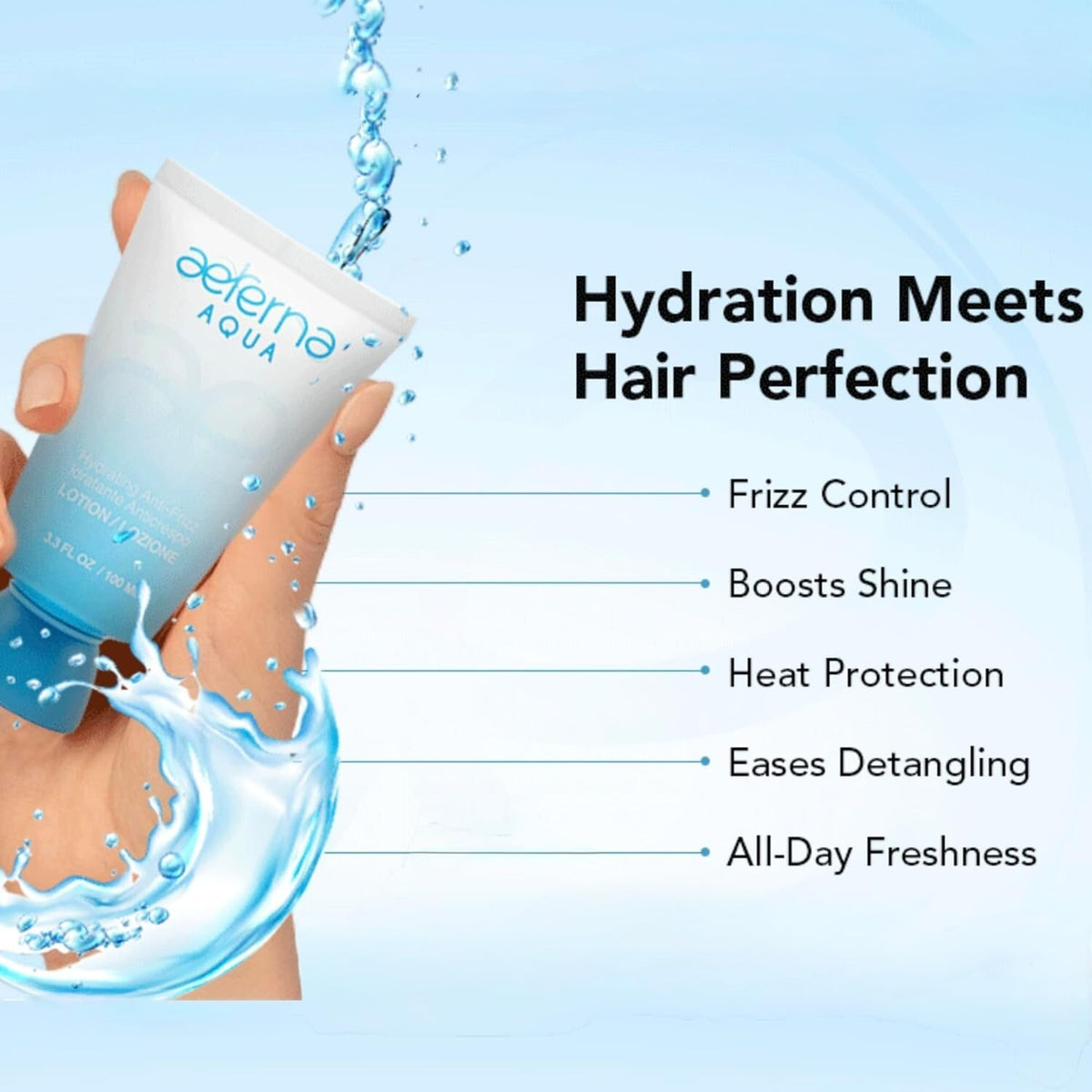Deep Moisturizing Anti-Frizz Hair Lotion with Color Protection - 100ml