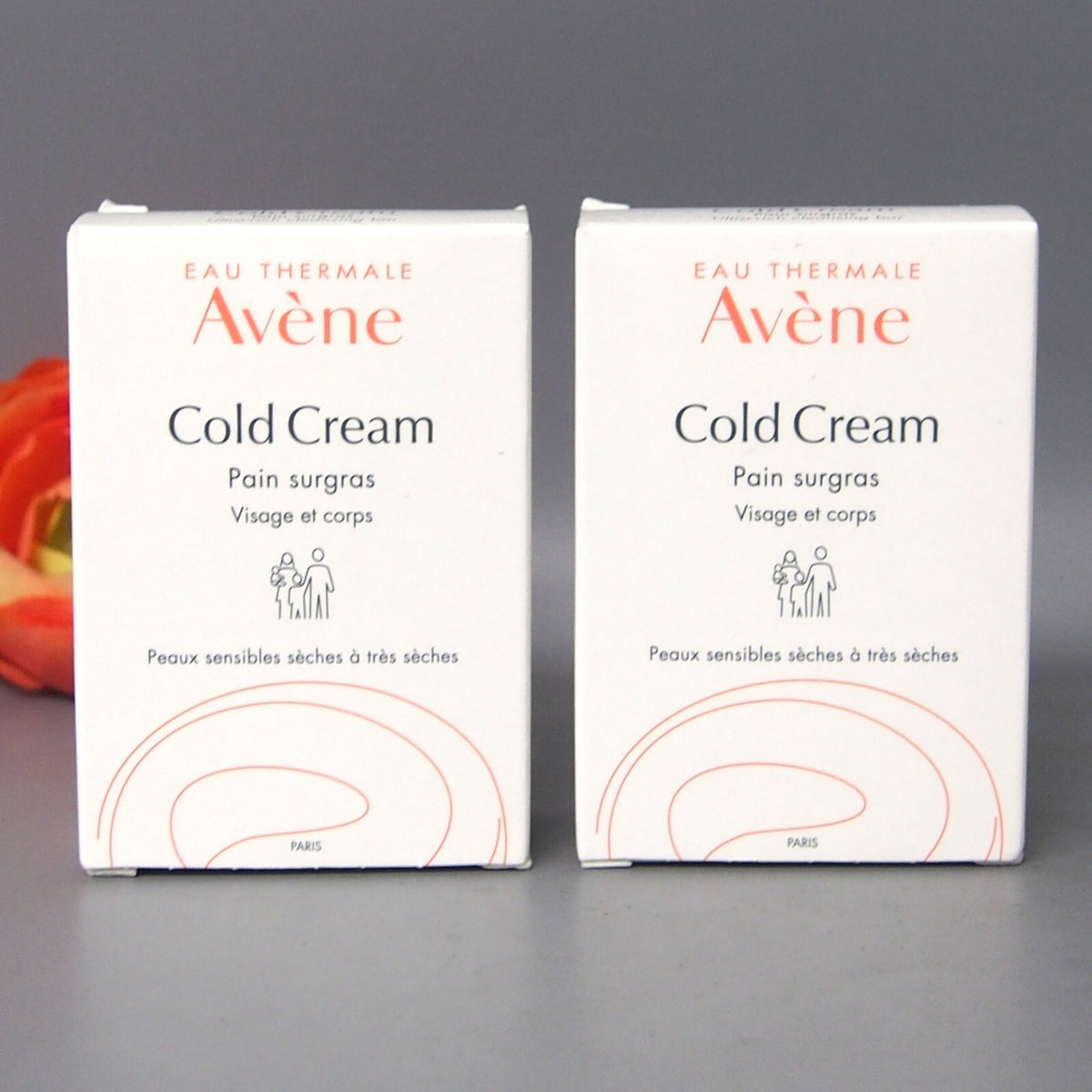 Avene Cold Cream Ultra Rich Soap-Free Cleansing Bar 2 Pack, 100g