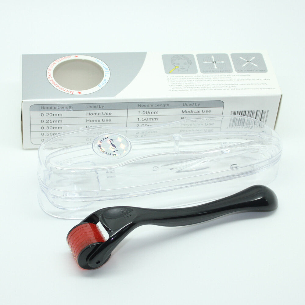 Micro Skin Roller 1.0mm Titanium Face & Body Skin Care Tool - Unbranded