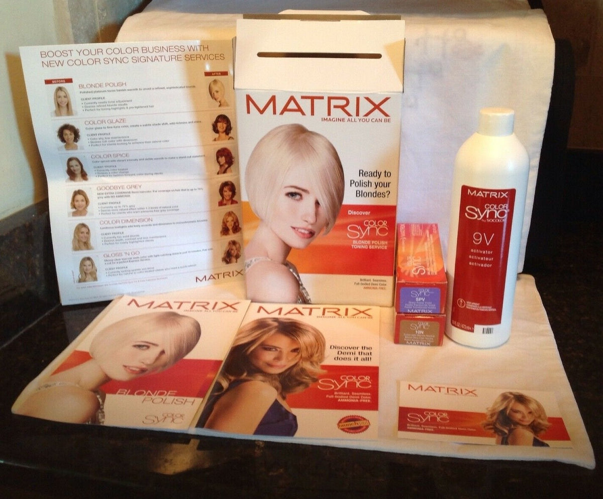 Blonde Polish Toning Service Kit with Activator